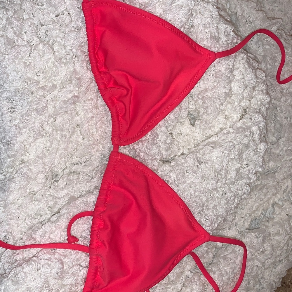 Red Triangle Bikini Top from Victoria’s Secret